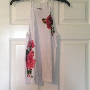 White Tank with Roses